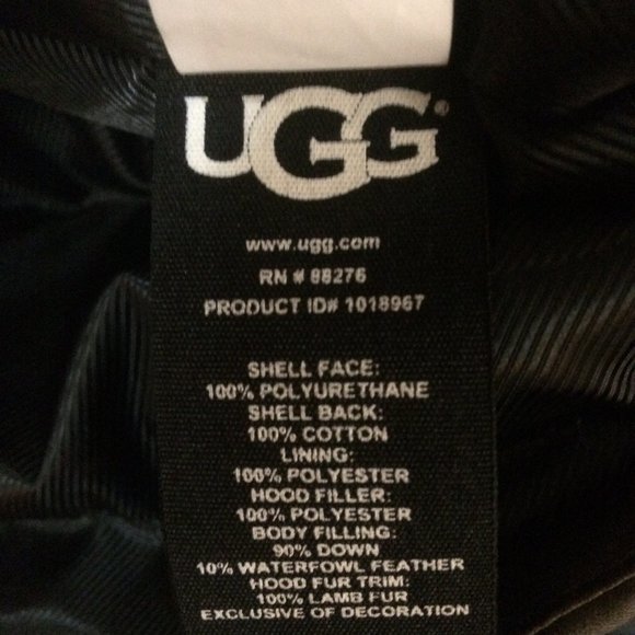 SOLD- UGG Adironadack Anorak Waxed Down Parka, S - Picture 5 of 6